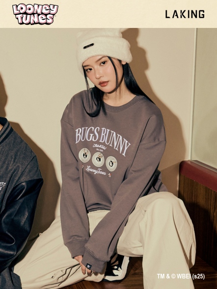 樂一通X休閒經典兔巴哥大學T