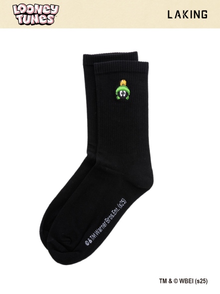 樂一通x火星人瑪文潮流中筒襪