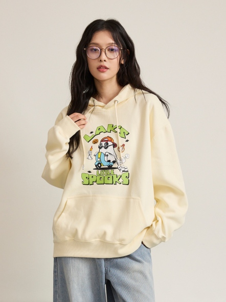 漫遊愜意潮流中圖長帽T