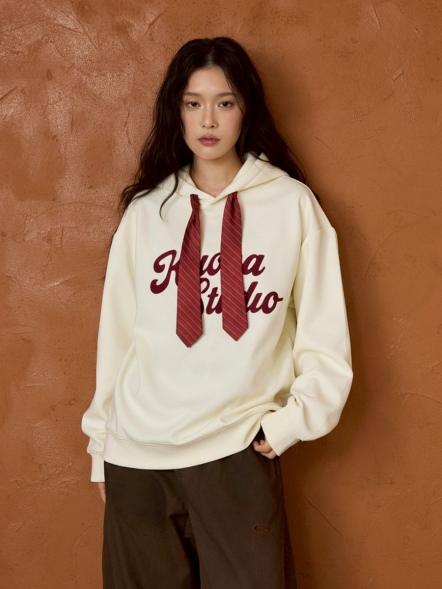 領帶設計帽繩印花帽T